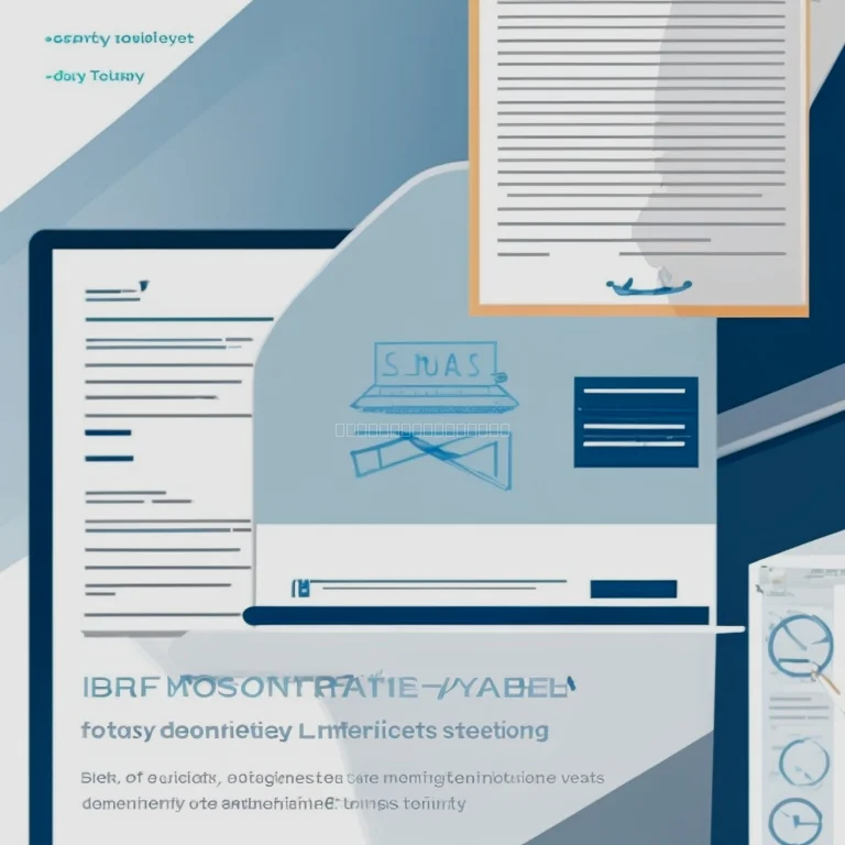 Illustration of online document verification process